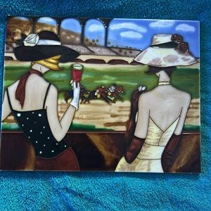 Ceramic Art tile 14x11”